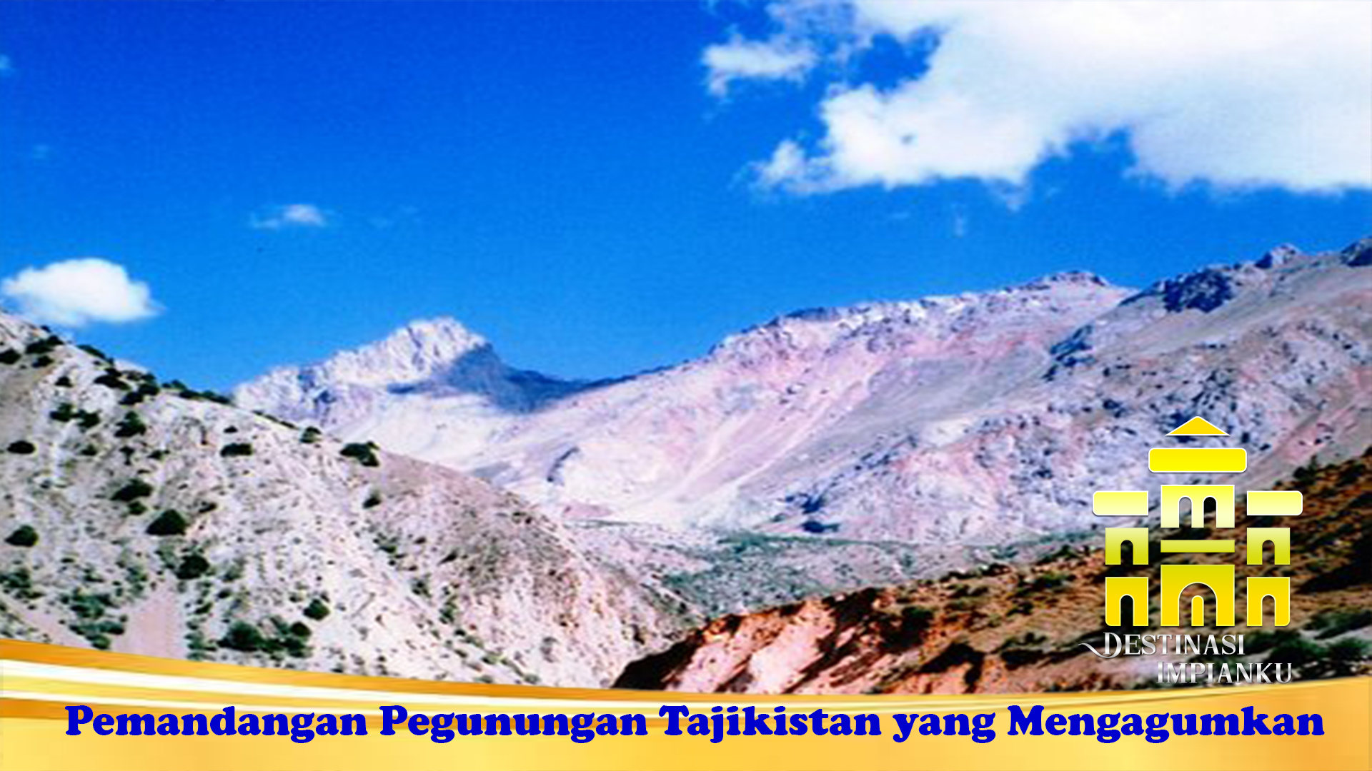 Pemandangan Pegunungan Tajikistan yang Mengagumkan