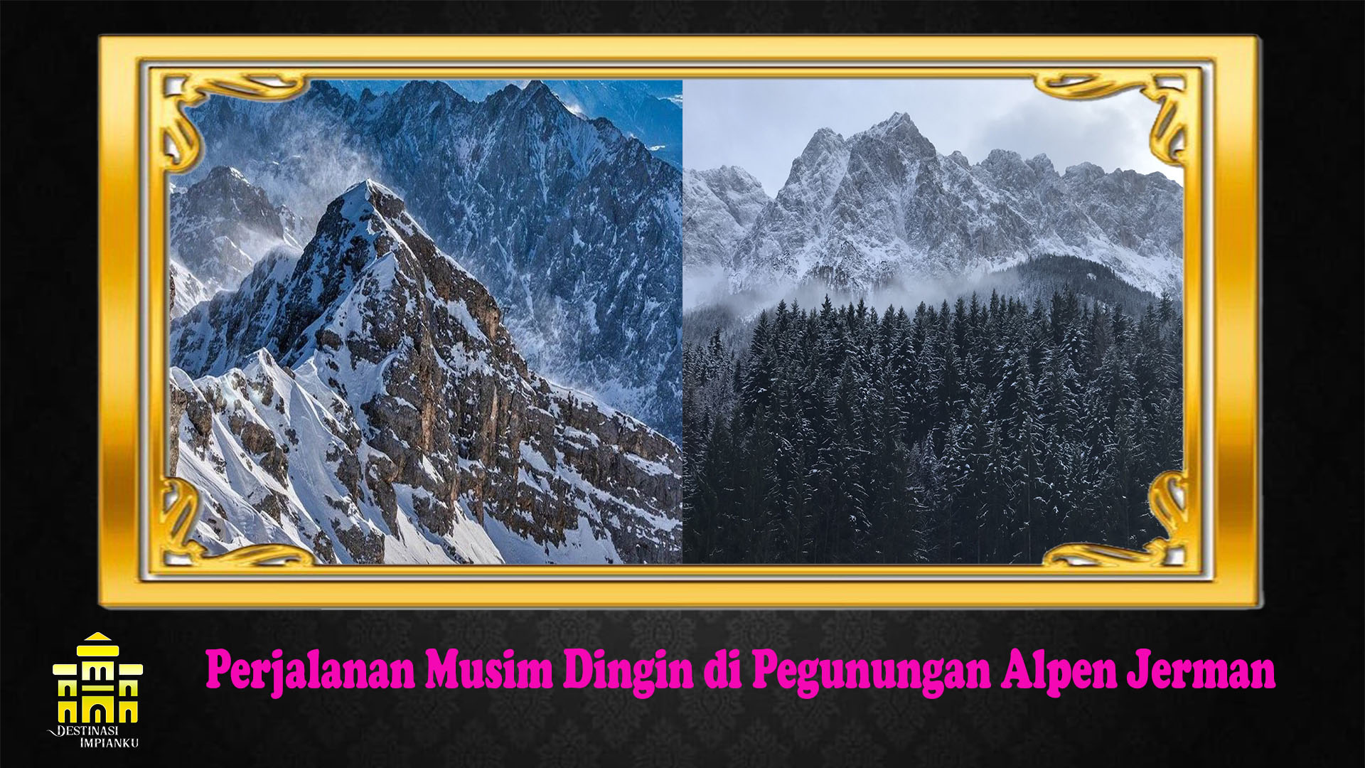 Perjalanan Musim Dingin di Pegunungan Alpen Jerman