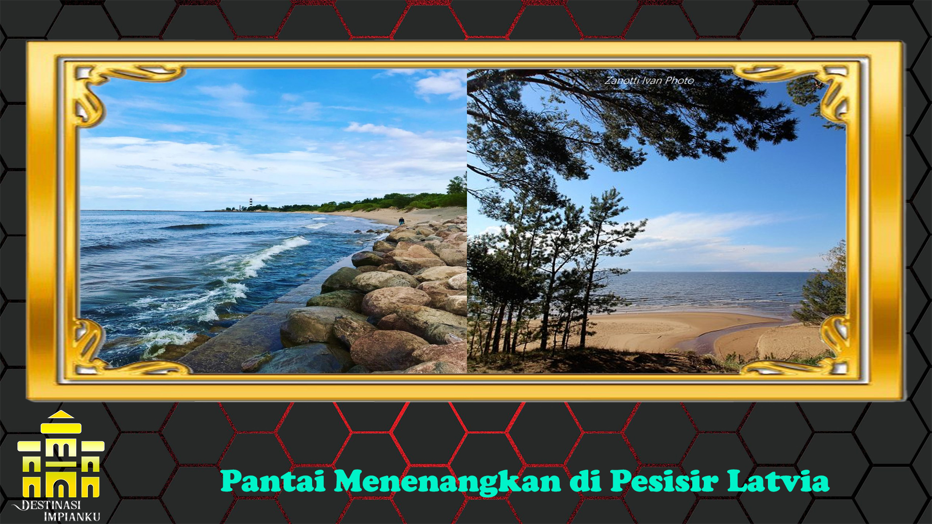 Pantai Menenangkan di Pesisir Latvia