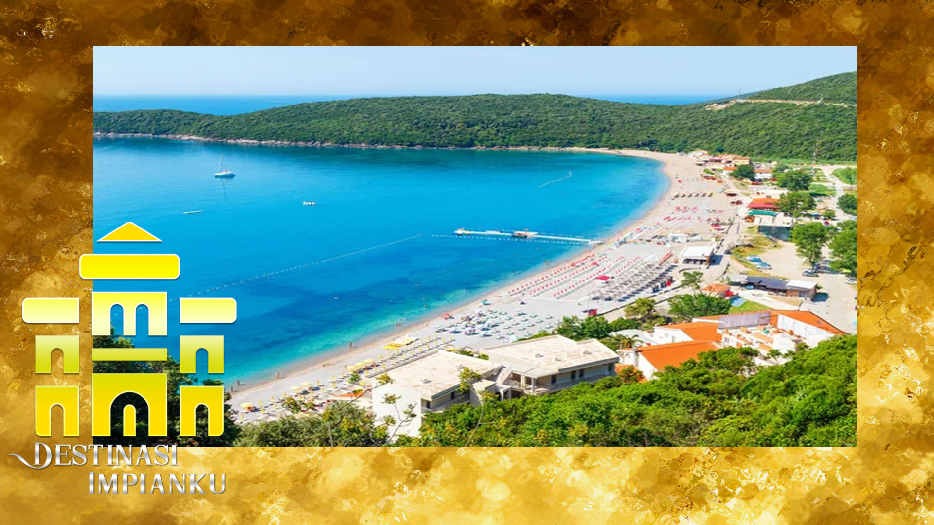 Liburan Santai di Pantai Jaz, Montenegro